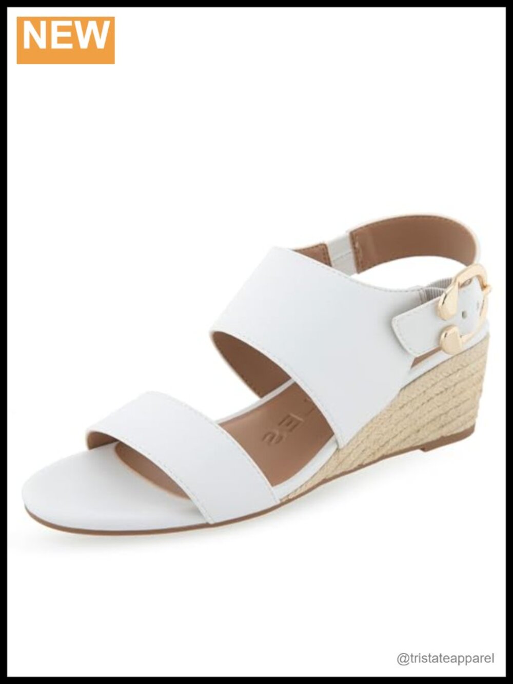 Espadrille Wedge Slingback Sandals Faux Leather Padded Casual Walking Shoe